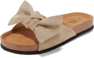 FISACE Womens Slip On Flip Flops Ring Toe Strappy Summer Gladiator Flat Sandals