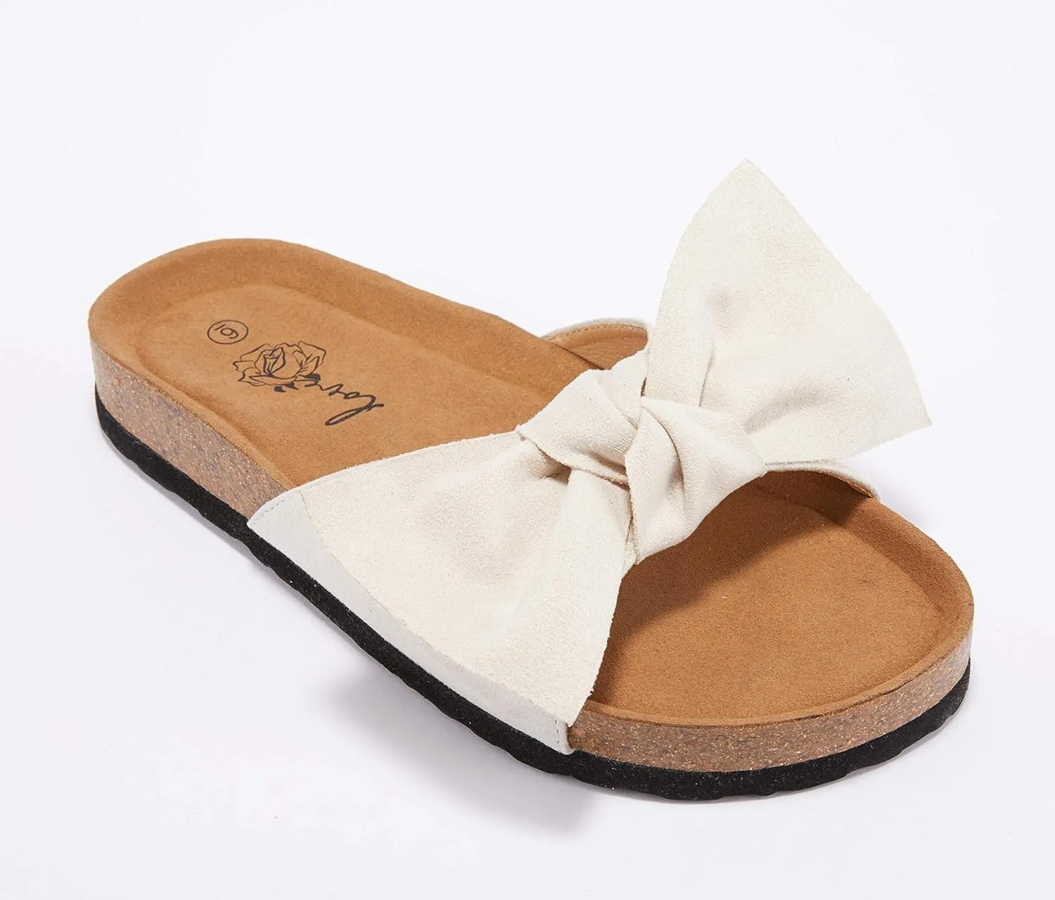 FISACE Womens Slip On Flip Flops Ring Toe Strappy Summer Gladiator Flat Sandals