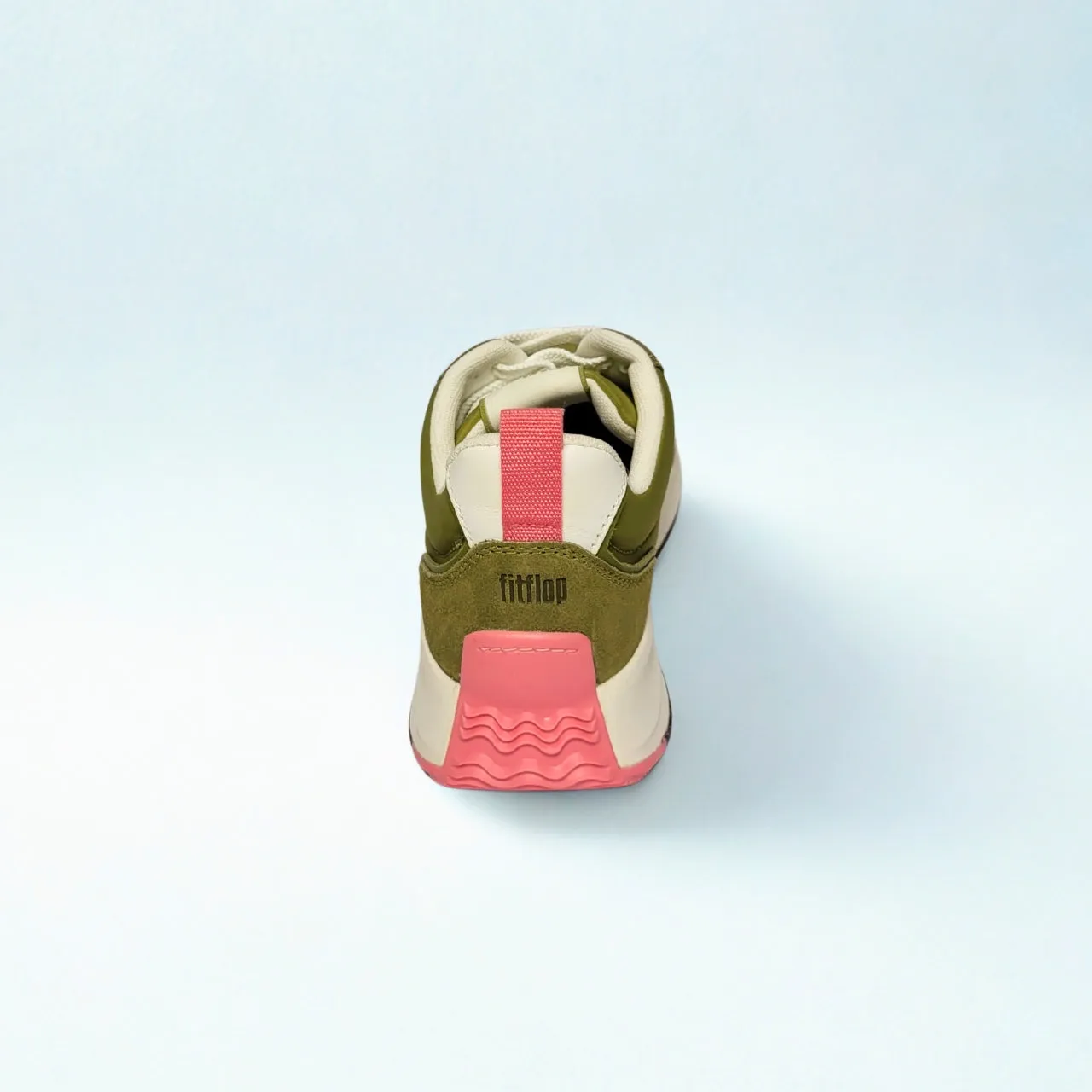 Fitflop F-MODE FLOW FABRIC/SUEDE/LEATHER FLATFORM camo/green sneaker