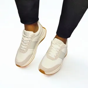 Fitflop F-MODE FLOW FABRIC/SUEDE/LEATHER white sneaker