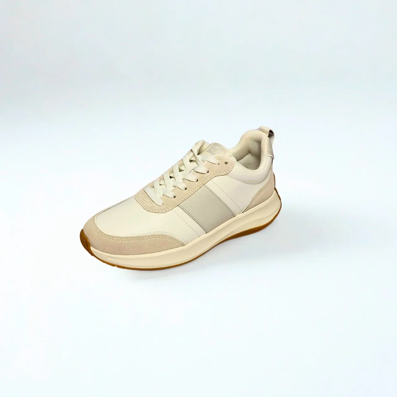 Fitflop F-MODE FLOW FABRIC/SUEDE/LEATHER white sneaker