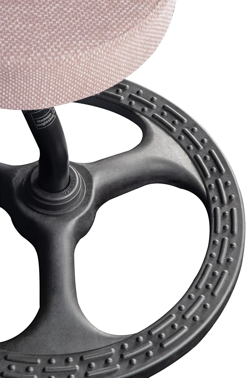 Fitness Seat, ADHD Chair Stool for Stability, Balance, Yoga, Office, School, Wellness, Active Sitting with Non-Slip Base and Washable Seat Cover