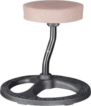 Fitness Seat, ADHD Chair Stool for Stability, Balance, Yoga, Office, School, Wellness, Active Sitting with Non-Slip Base and Washable Seat Cover