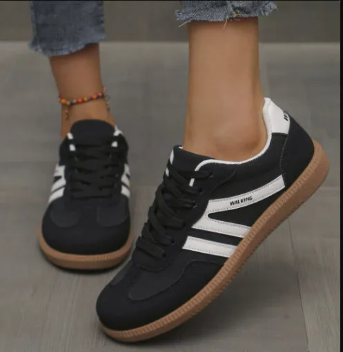 Flat Lace-up Non-Slip Shoes