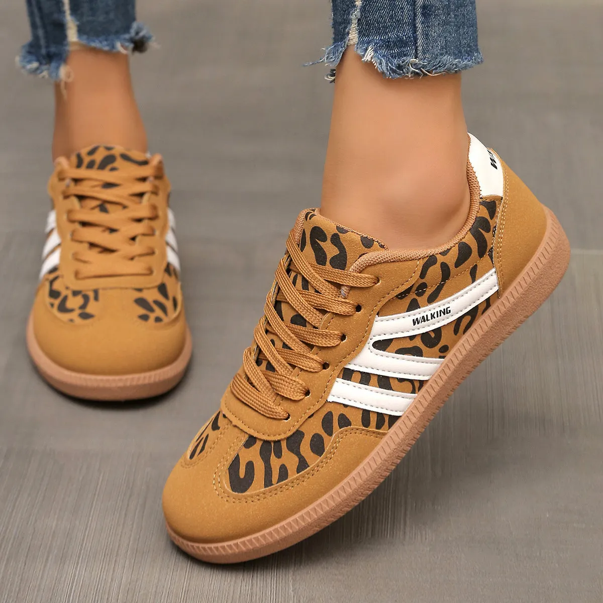 Flat Lace-up Non-Slip Shoes
