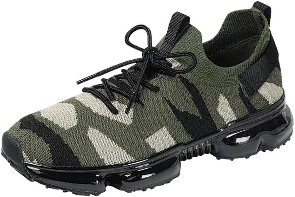 Forever Link Womens Air Cushion Fashion Sneakers Breathable Lightweight Walking Shoes