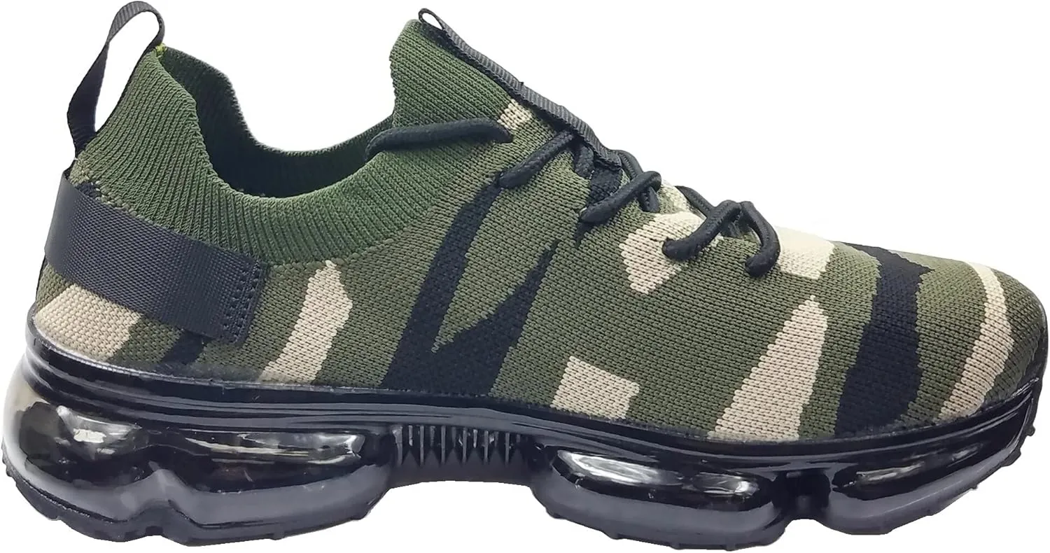Forever Link Womens Air Cushion Fashion Sneakers Breathable Lightweight Walking Shoes