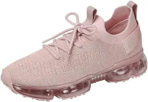 Forever Link Womens Air Cushion Fashion Sneakers Breathable Lightweight Walking Shoes