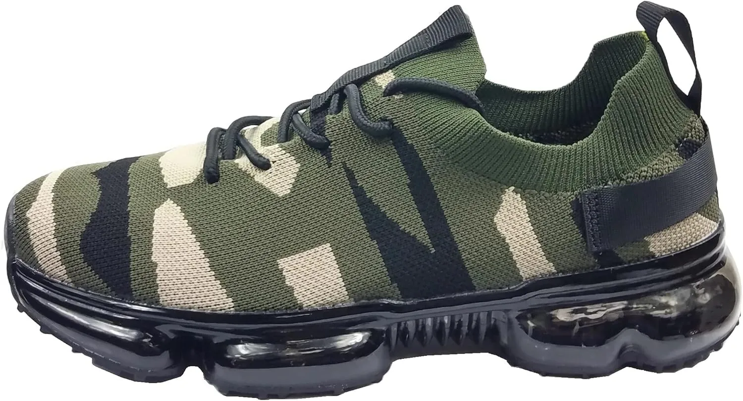 Forever Link Womens Air Cushion Fashion Sneakers Breathable Lightweight Walking Shoes