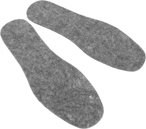 FRCOLOR 1 Pair Warm Wool Felt Insoles for Cold Weather Breathable and Soft Cuttable Shoe Inserts for Men's and Women's Boots for All Day Comfort