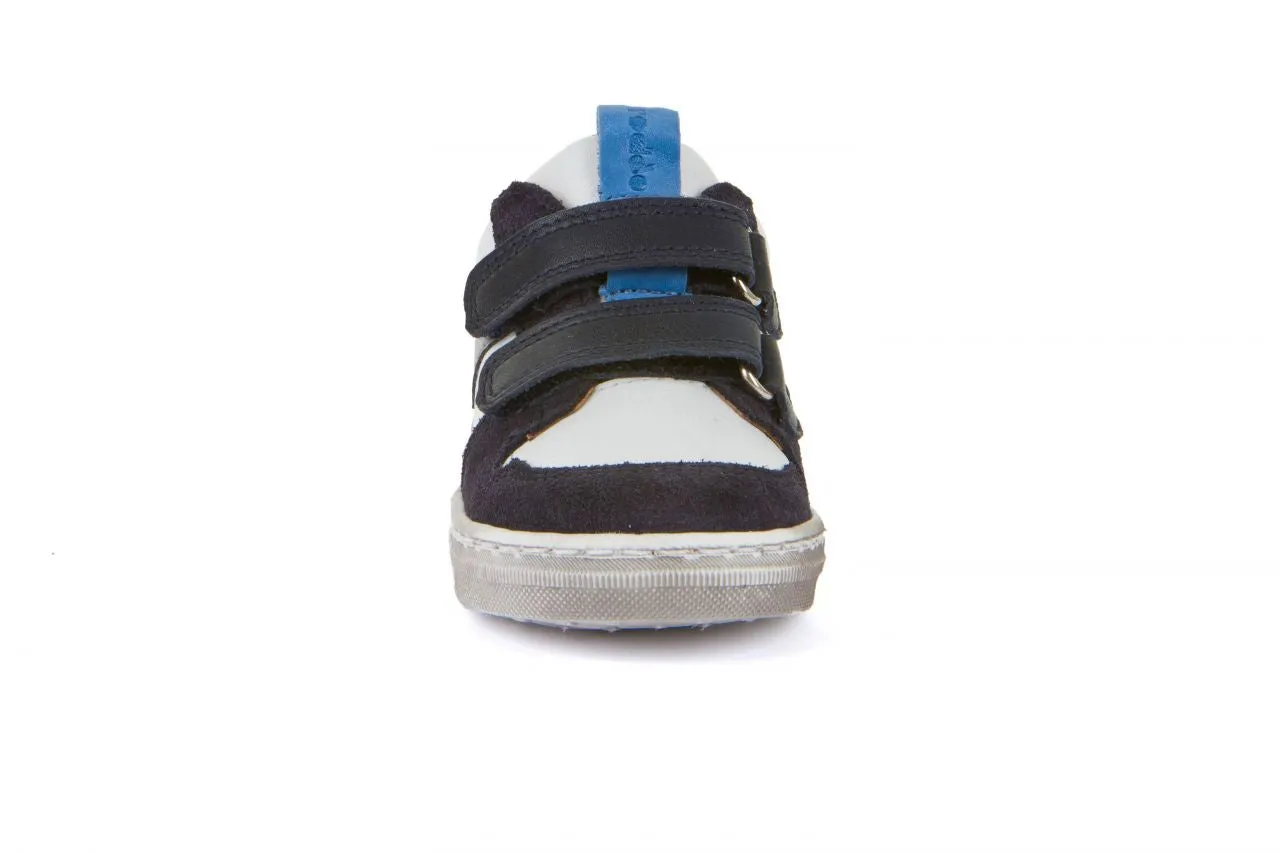 Froddo Dolby | Velcro Trainer | White & Blue