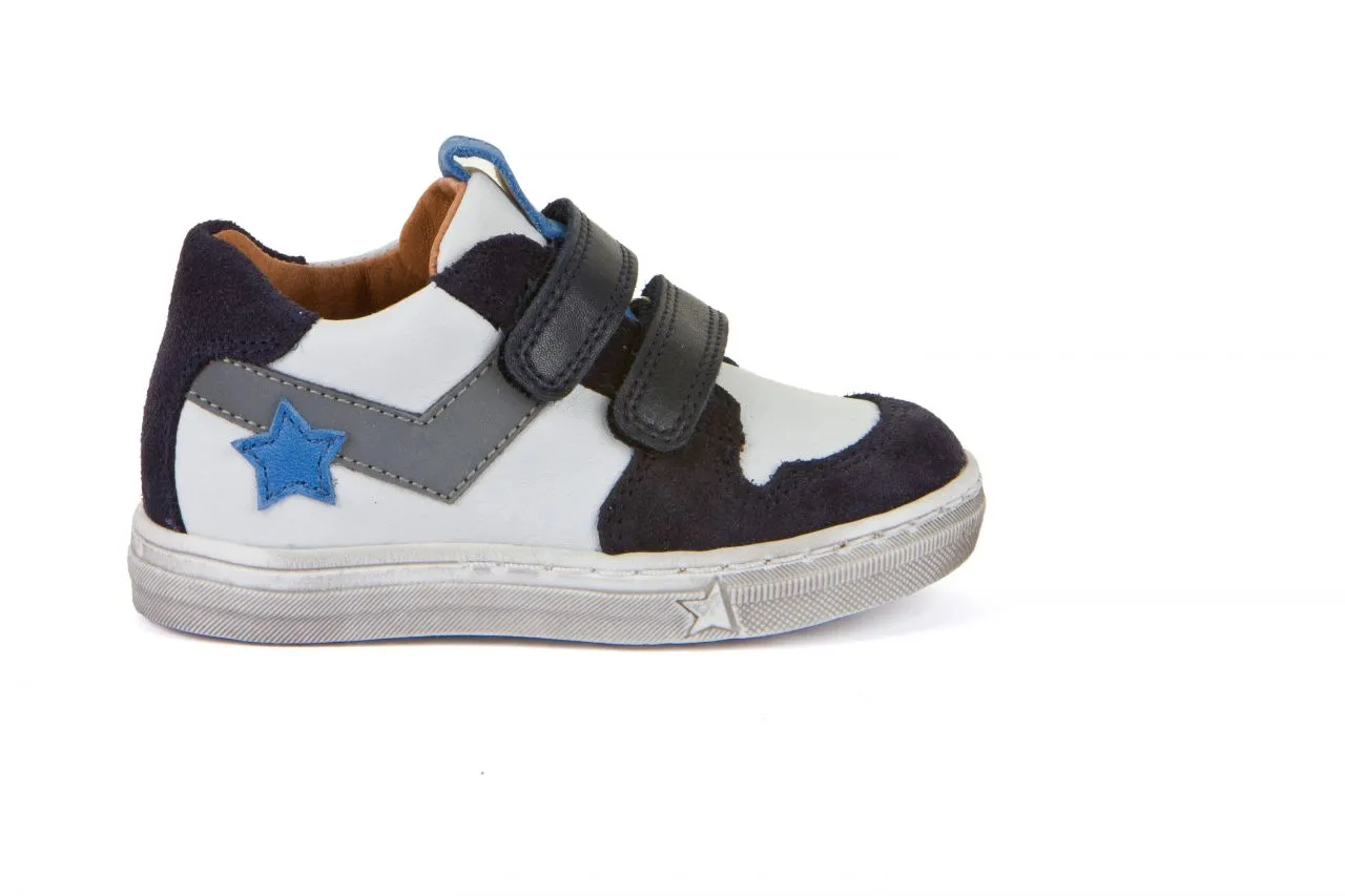 Froddo Dolby | Velcro Trainer | White & Blue