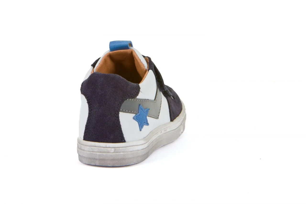 Froddo Dolby | Velcro Trainer | White & Blue