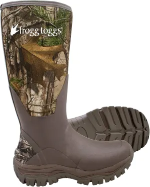 FROGG TOGGS Men's Ridge Buster Waterproof, Insulated Rubber Hunting Boot Neoprene and Thinsulate