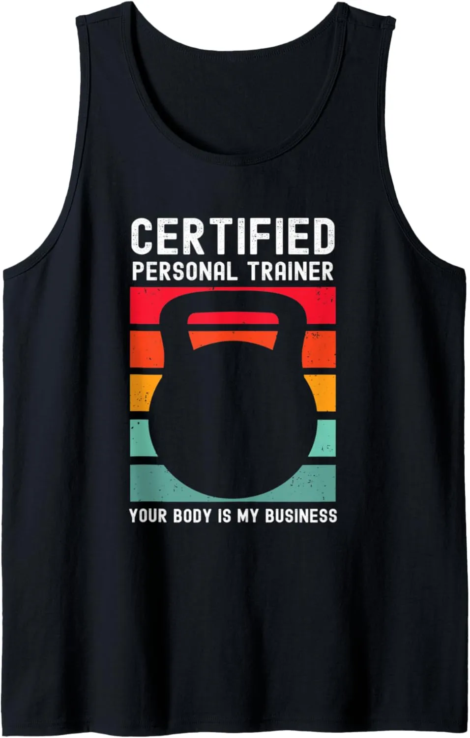 Funny Trainer Fitness Certified Personal Trainer Tank Top