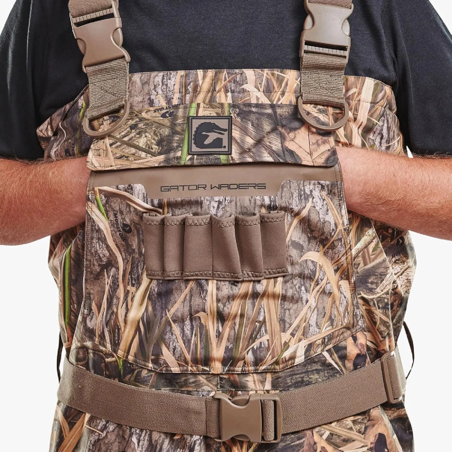 Gator Waders Mens Shield Series Insulated Breathable Hunting Waders, Realtree Max 5