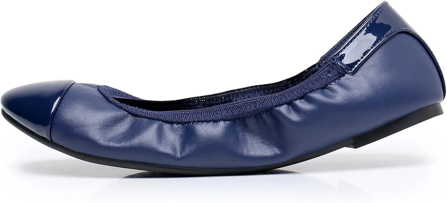 GAWBAW Women's Ballet Flats Shoes - Slip on Casual Flats Round Toe Walking Ballerina Shoes for Women
