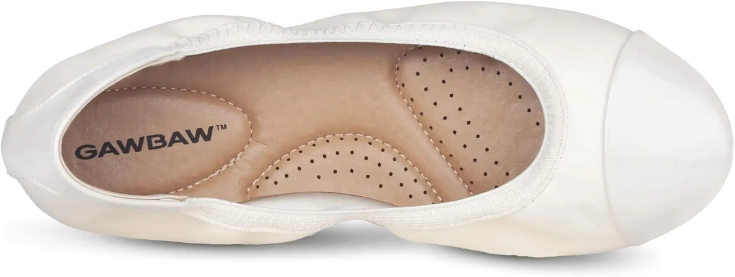 GAWBAW Women's Ballet Flats Shoes - Slip on Casual Flats Round Toe Walking Ballerina Shoes for Women