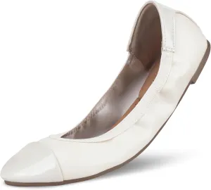 GAWBAW Women's Ballet Flats Shoes - Slip on Casual Flats Round Toe Walking Ballerina Shoes for Women