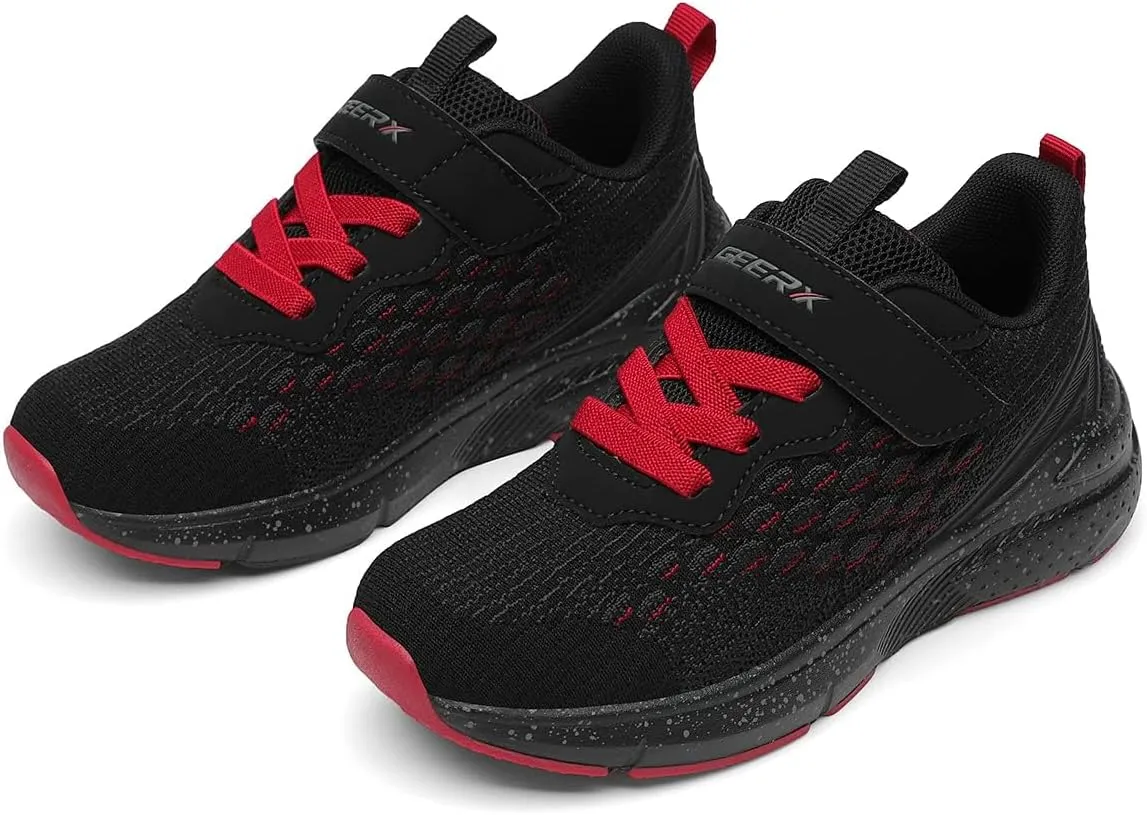 GEERX Kids Sneakers Toddler Boys Running Tennis Shoes Lightweight Breathable Sport Athletic