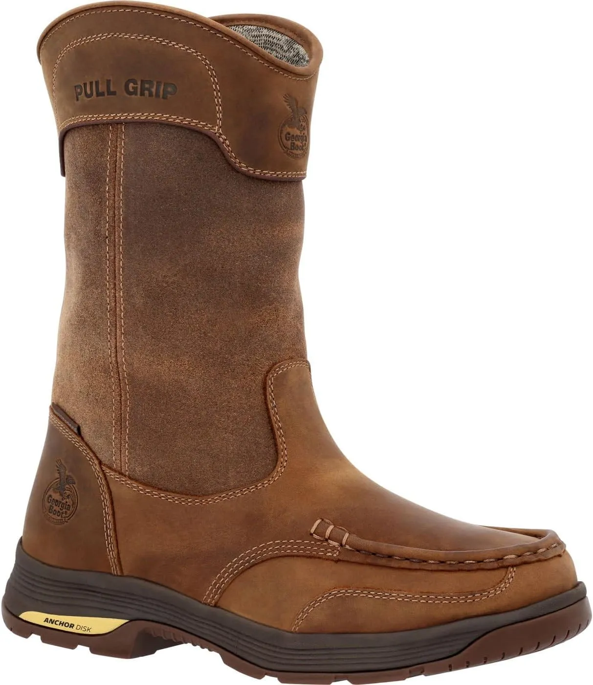 Georgia Boot Athens SuperLyte Alloy Toe Waterproof Wellington Pull-On Size 13(W)
