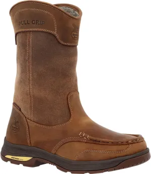 Georgia Boot Athens SuperLyte Waterproof Wellington Pull-On Boot Size 9.5(W)