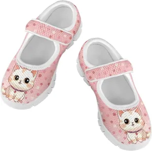 Girls Mary Jane Shoes Breathable Comfort Casual Sneaker School Wedding Party Shoes Ballet Flat