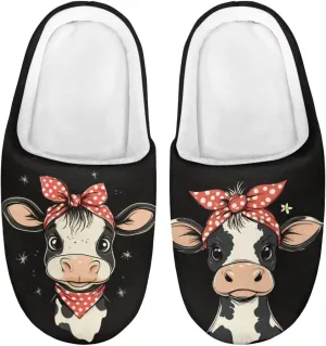 Girls Slippers Size 9-15 Kids Winter Warm Cotton Slipper Indoor Bedroom Home Slipper