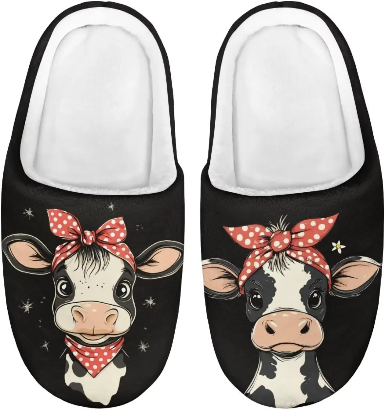 Girls Slippers Size 9-15 Kids Winter Warm Cotton Slipper Indoor Bedroom Home Slipper