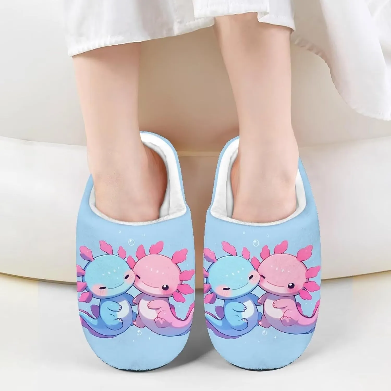 Girls Slippers Size 9-15 Kids Winter Warm Cotton Slipper Indoor Bedroom Home Slipper