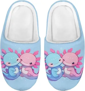 Girls Slippers Size 9-15 Kids Winter Warm Cotton Slipper Indoor Bedroom Home Slipper