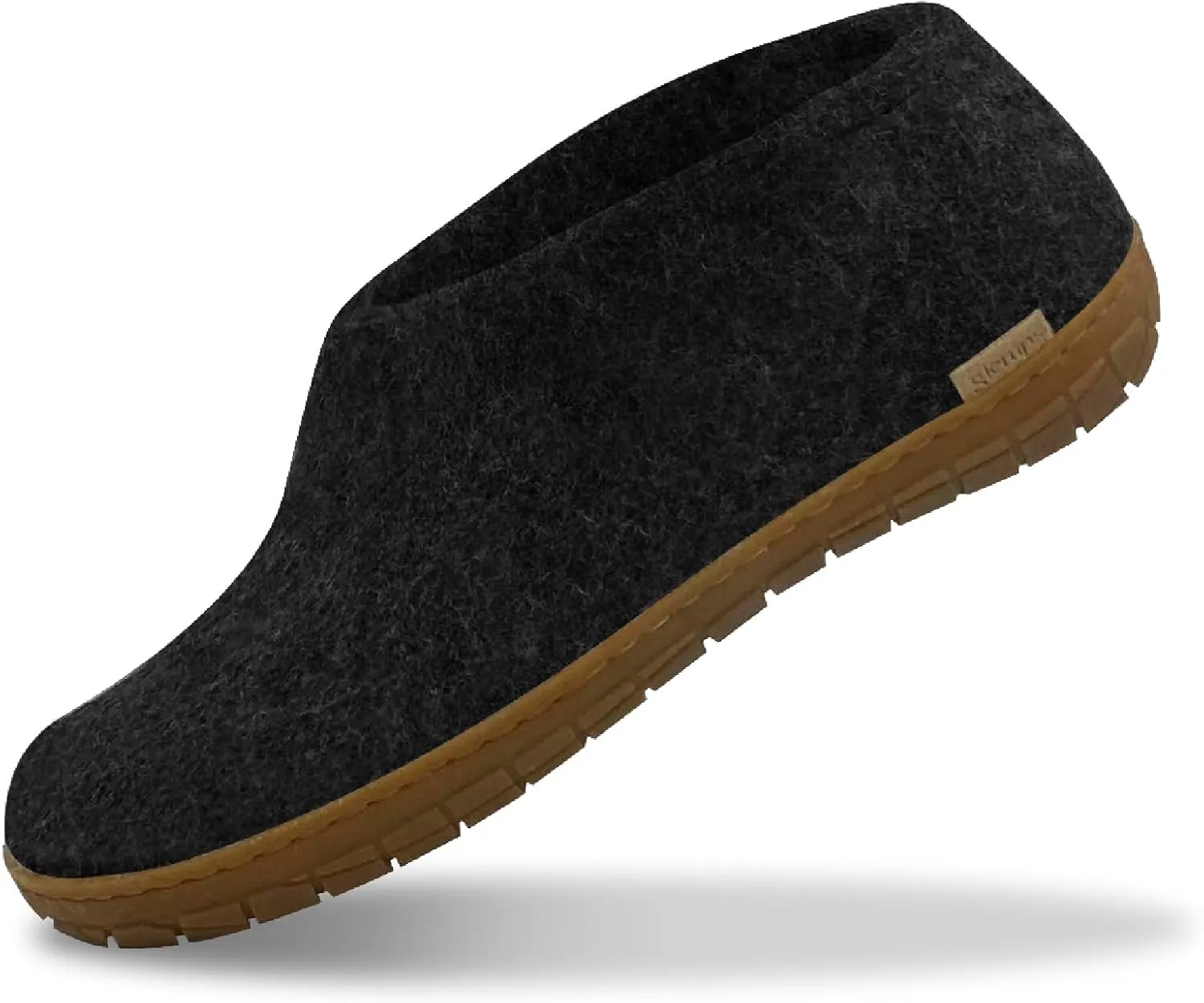 Glerups 100% Gotland Sheep Wool Shoe Slipper with rubber sole - Unisex