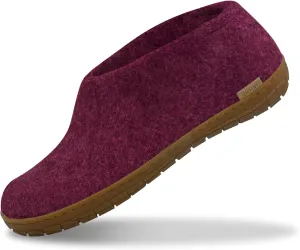 Glerups 100% Gotland Sheep Wool Shoe Slipper with rubber sole - Unisex
