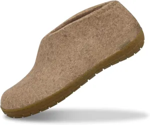 Glerups 100% Gotland Sheep Wool Shoe Slipper with rubber sole - Unisex