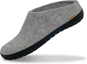 Glerups 100% Gotland Sheep Wool Slipper with rubber sole - Unisex Slip-on