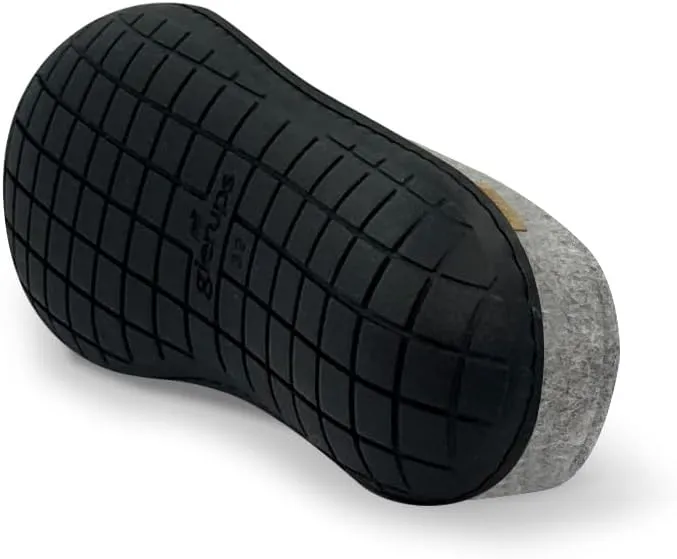 Glerups 100% Gotland Sheep Wool Slipper with rubber sole - Unisex Slip-on