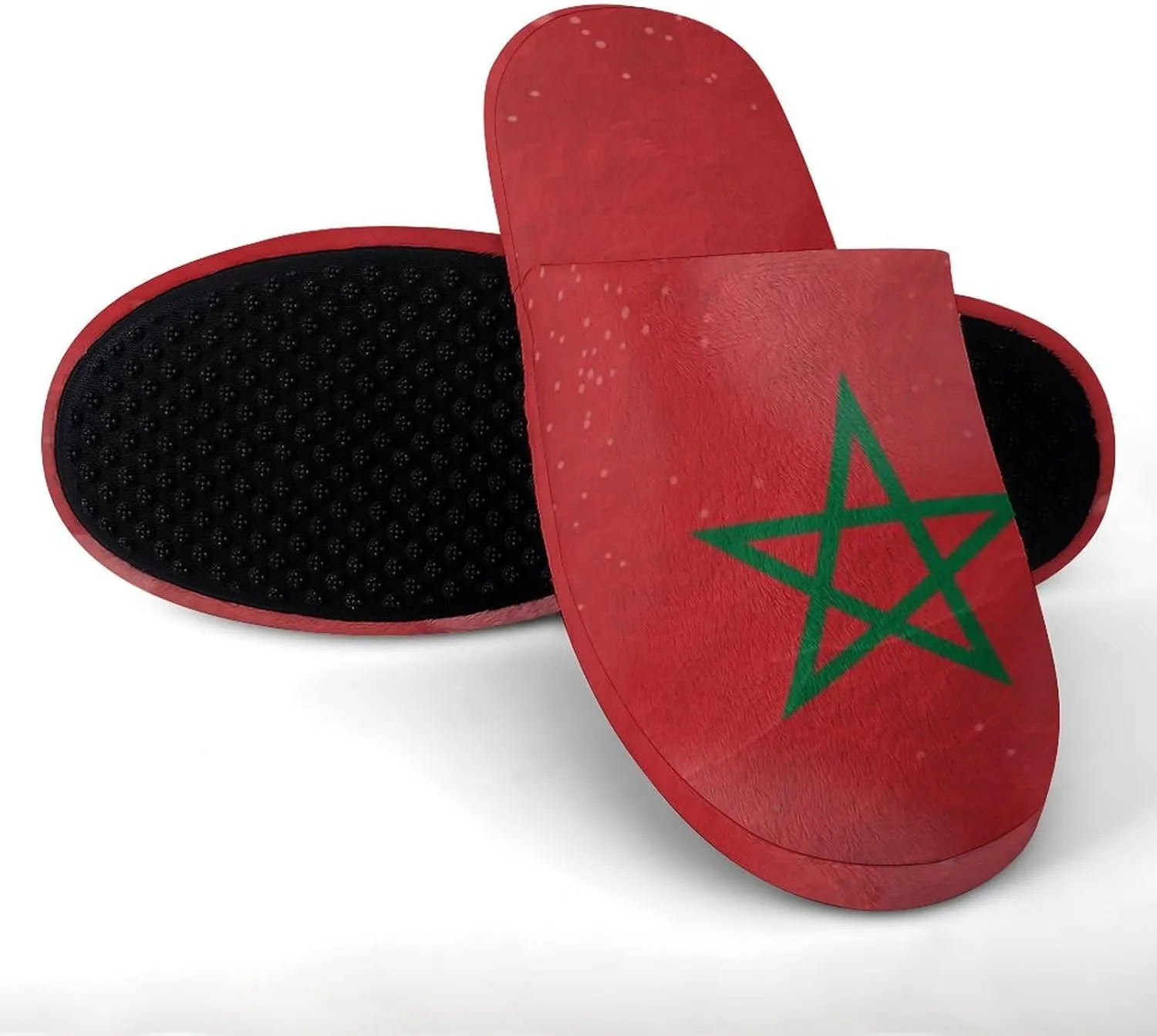 Glittering Halo Morocco Men's Slipper Non Slip Comfortable Winter Warm Home House Shoes Indoor Slippers