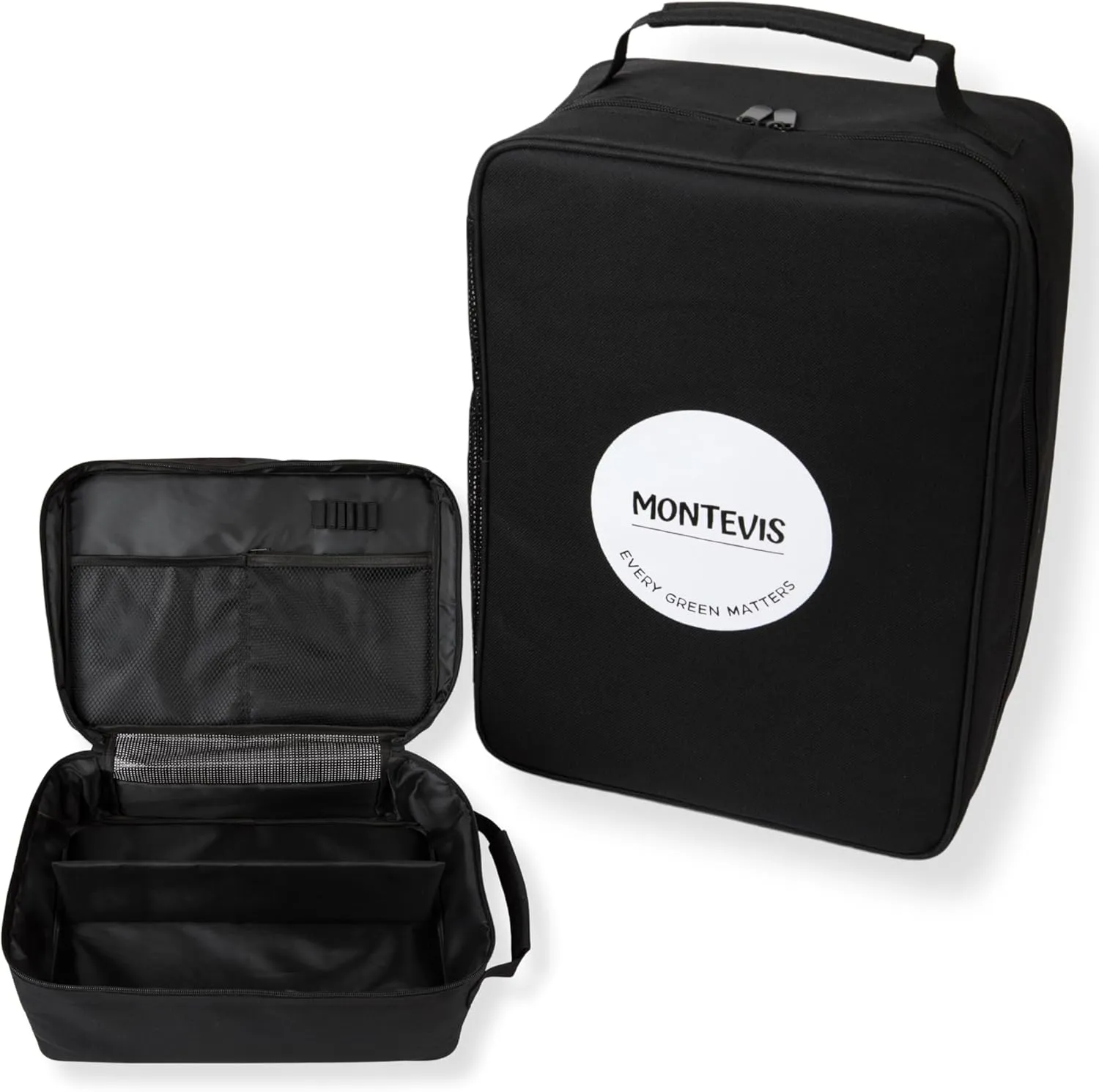 Golf Shoe Bag Premium 600D Oxford with Waterproof Coating; Sturdy Golf Trunk Organizer with Pockets for Golf Balls, Gloves, and Tees; Ideal Golf Accessories and Gifts for Men and Women by Montevis