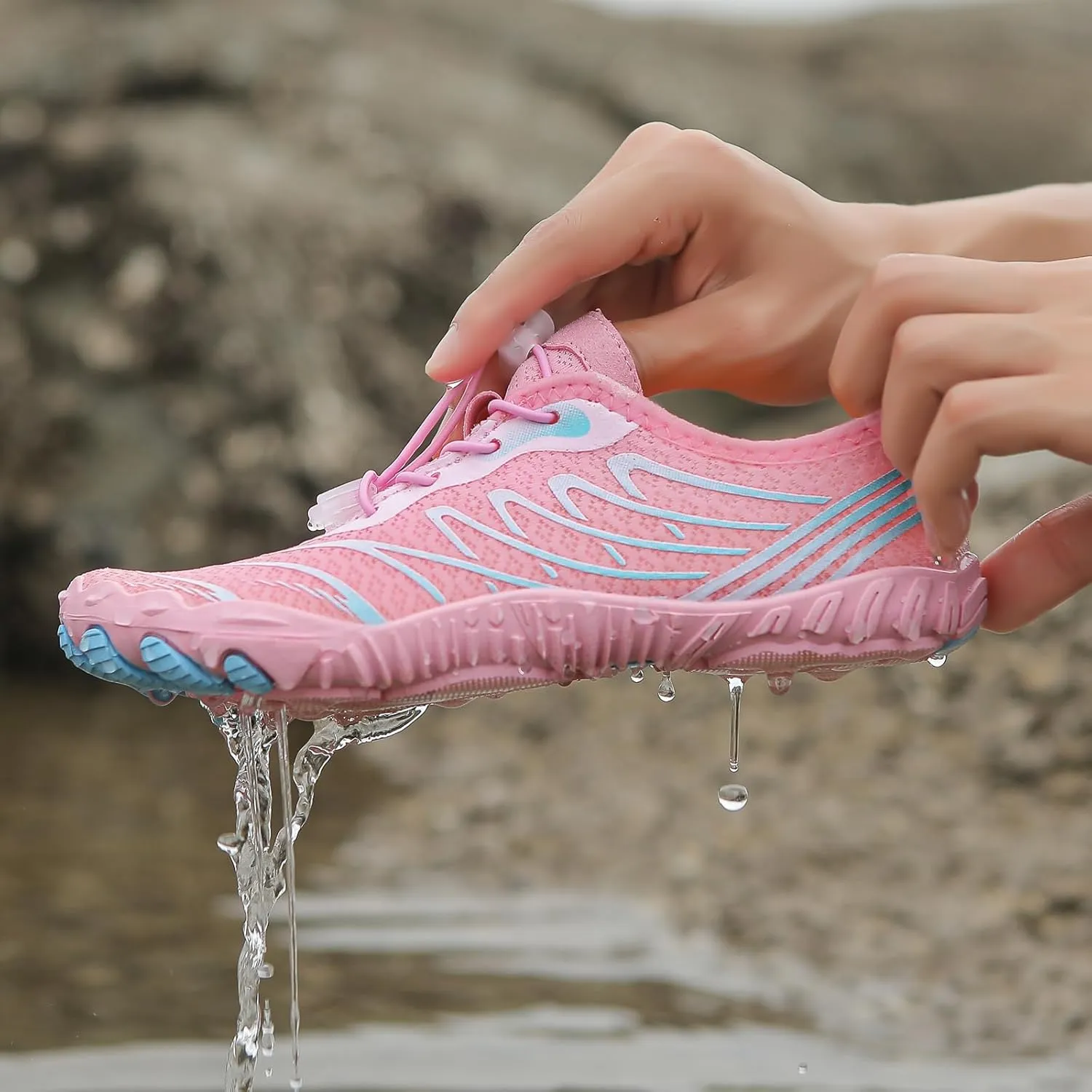 Grounding Shoes with Copper Grounded Footwear for Women Men Quick Dry Walking Comfortable Lightweight Non-Slip Barefoot Shoes