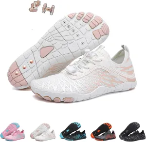 Grounding Shoes with Copper, Women Men Waterproof Trail Running Healthy & Non-Slip Barefoot Shoes, Slip-On Hike Footwear Minimalist Athletic