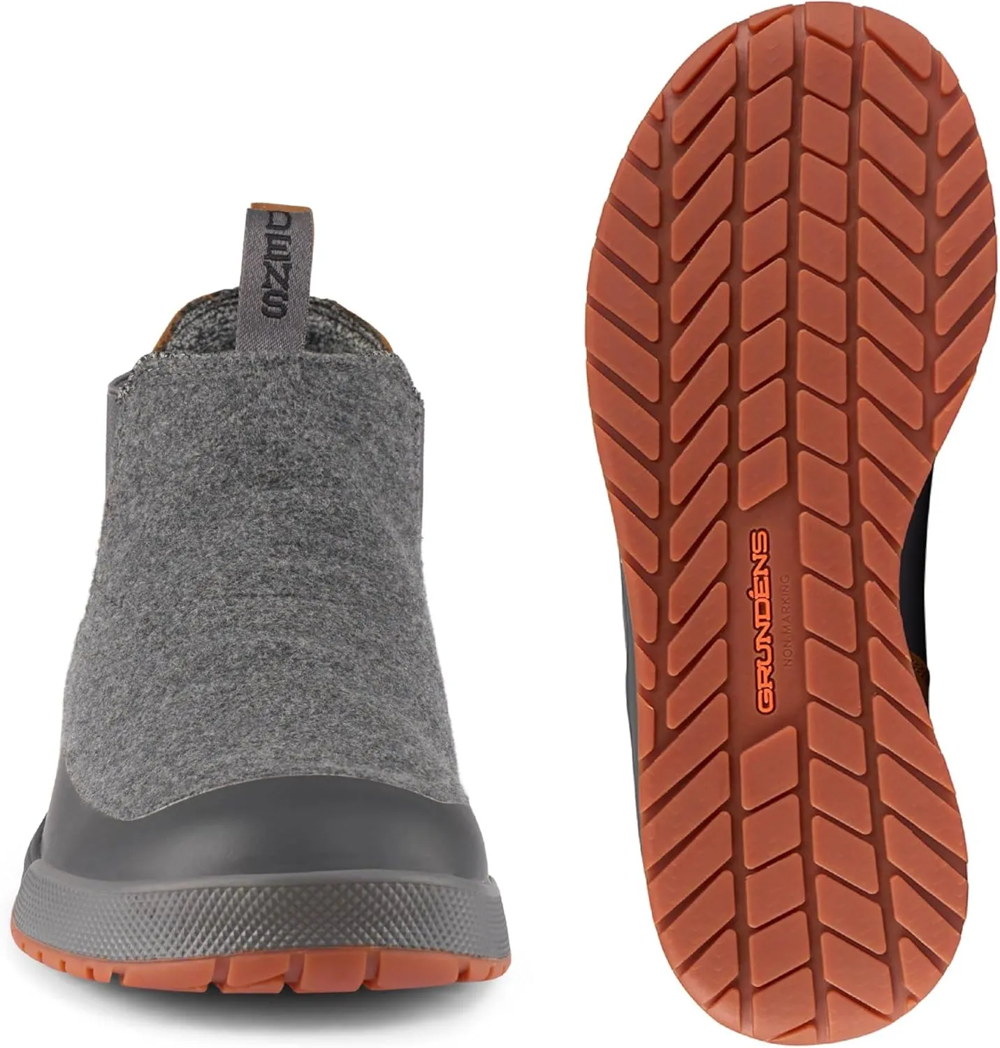 Grundens Dockyard Pull-On Boot - Watersistent Ankle Rain Boot, Deck, Boat, and Fishing Boot with Breathable Lining Anti-Slip Rubber