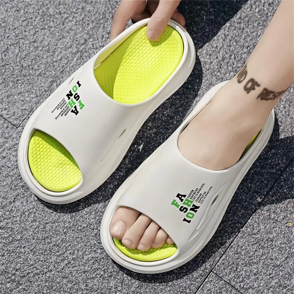 GSLMOLN Slippers Slides for Men, Non-Slip Cloud Slides House Bedroom Shoes Shower Quick Drying Sandals Indoor and Outdoor