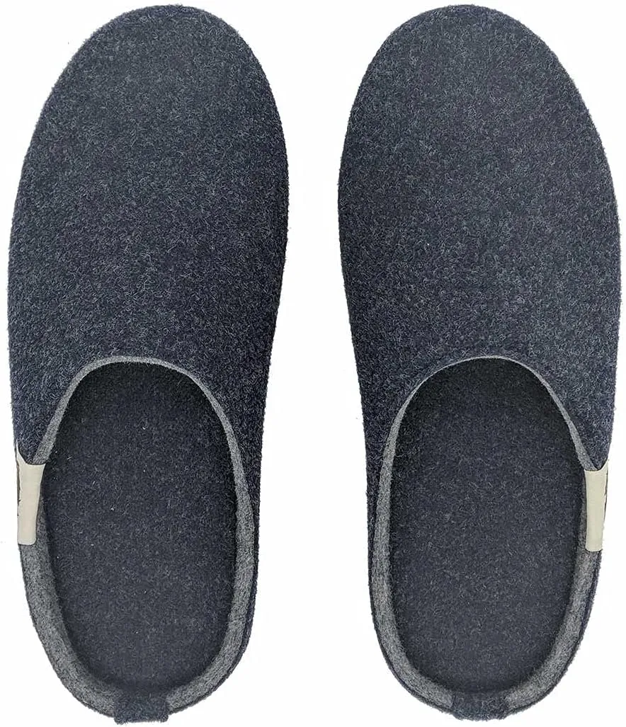 Gumbies Outback Slippers for Indoors and Outdoors, Eco-friendly Felt Uppers, Recycled Rubber Outsoles - Comfort Guaranteed