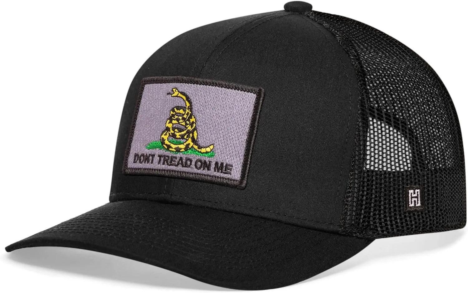 HAKA Dont Tread on Me Hat – Gadsden Flag Trucker Hat Baseball Cap for Men & Women Snapback Adjustable Golf Hat