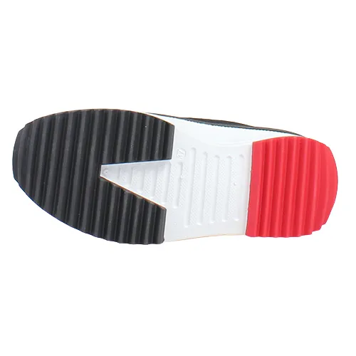 Heavenly Feet Ladies Platform Trainers - Strata - Black