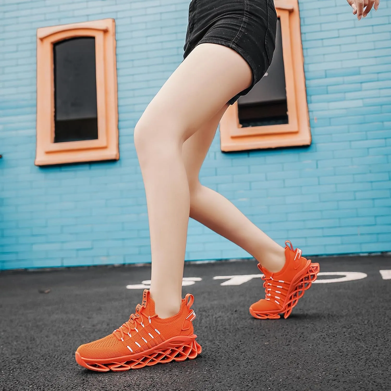 Hello MrLin Womens Shoes Lightweight Sneakers for Women Breathable Walking Shoes Women Fashion Casual Slip On Tennis Running Shoes Non Slip