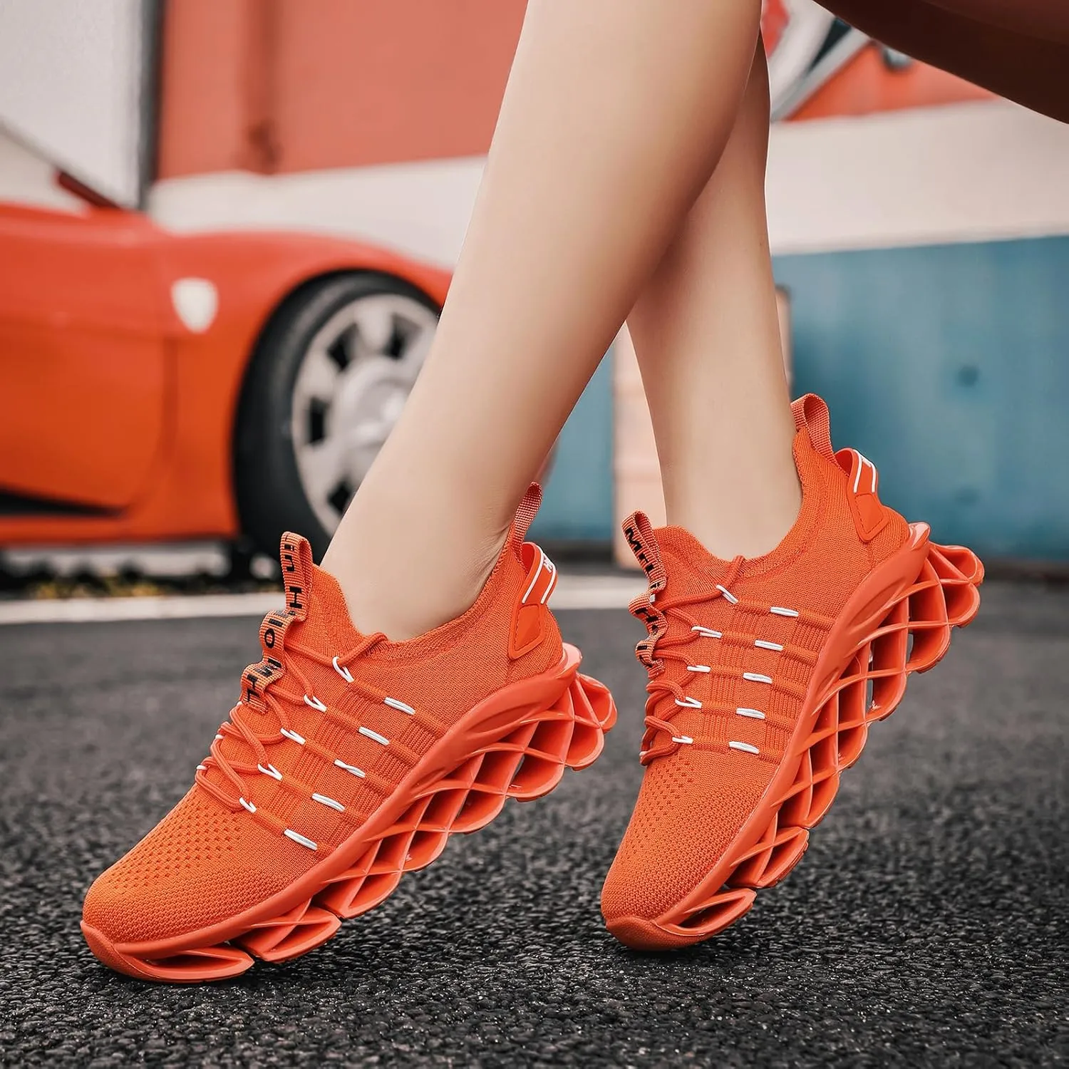 Hello MrLin Womens Shoes Lightweight Sneakers for Women Breathable Walking Shoes Women Fashion Casual Slip On Tennis Running Shoes Non Slip