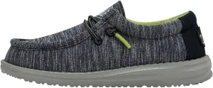 Hey Dude Men's Wally Sox | Men’s Shoes | Men's Lace Up Loafers | Comfortable & Light-Weight