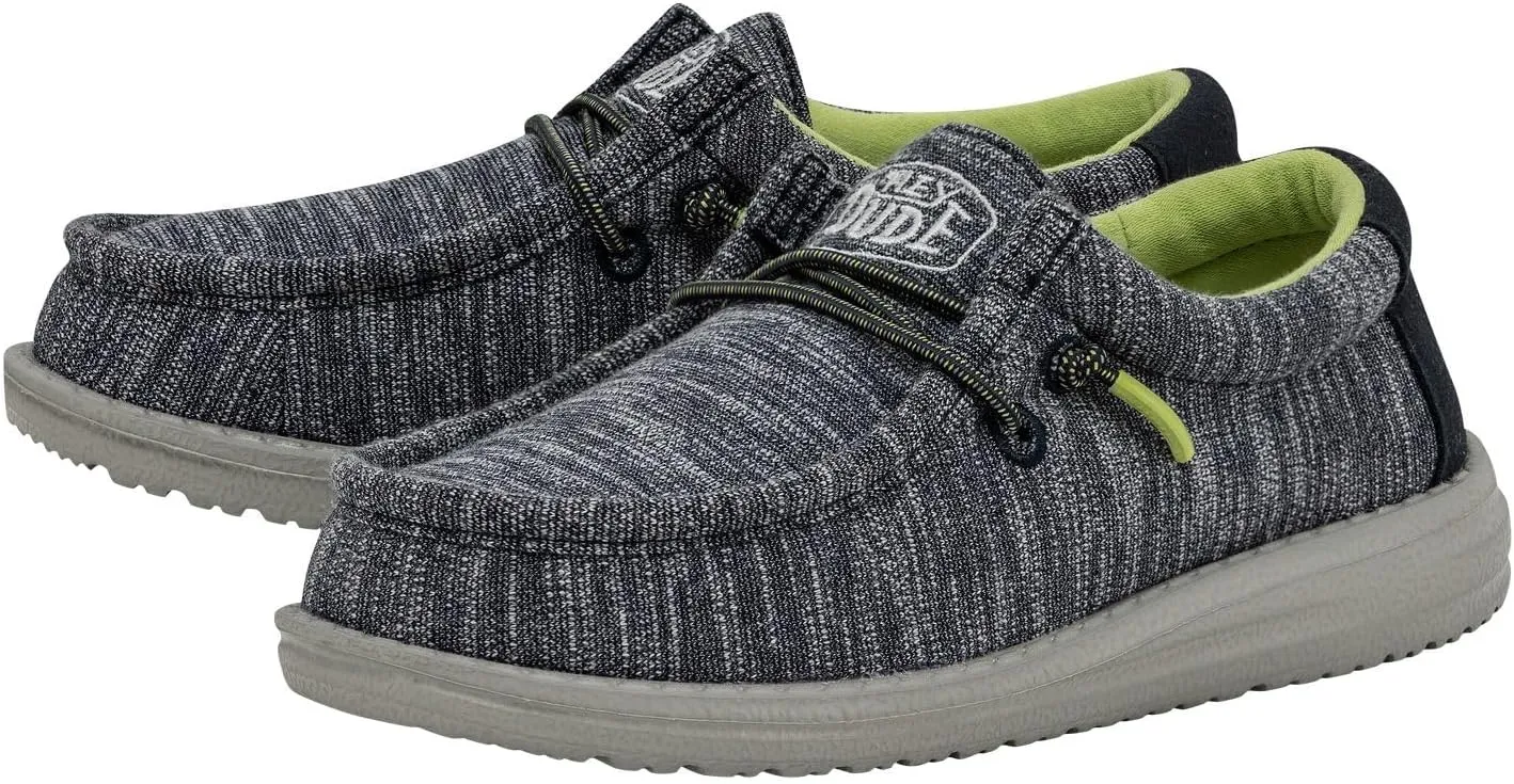 Hey Dude Men's Wally Sox | Men’s Shoes | Men's Lace Up Loafers | Comfortable & Light-Weight