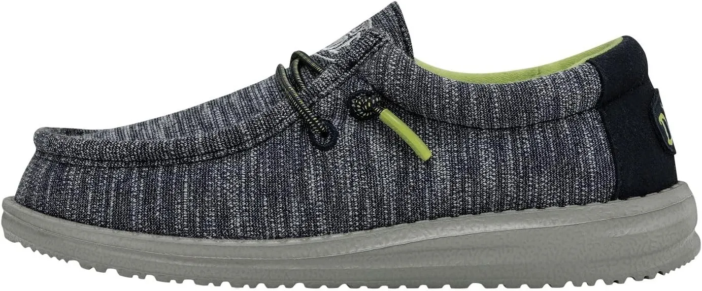 Hey Dude Men's Wally Sox | Men’s Shoes | Men's Lace Up Loafers | Comfortable & Light-Weight